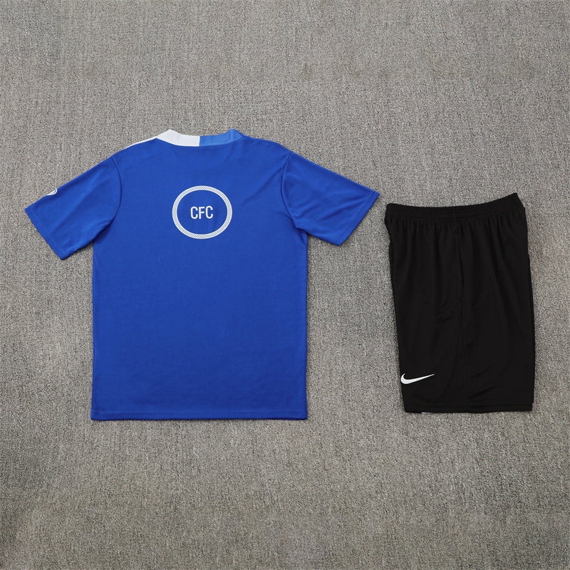 Chelsea Shorts Set-Blue and Black