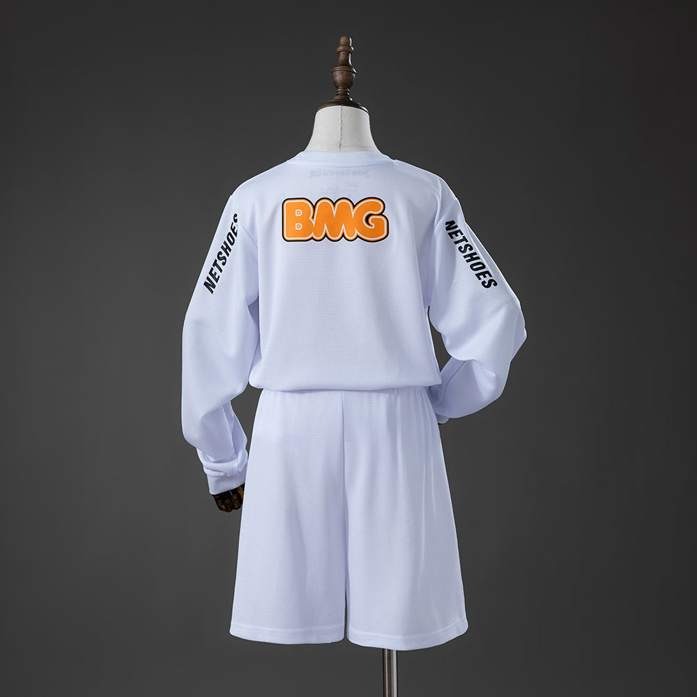 Santos 12/13 Home Retro Long Sleeve Kids Kit