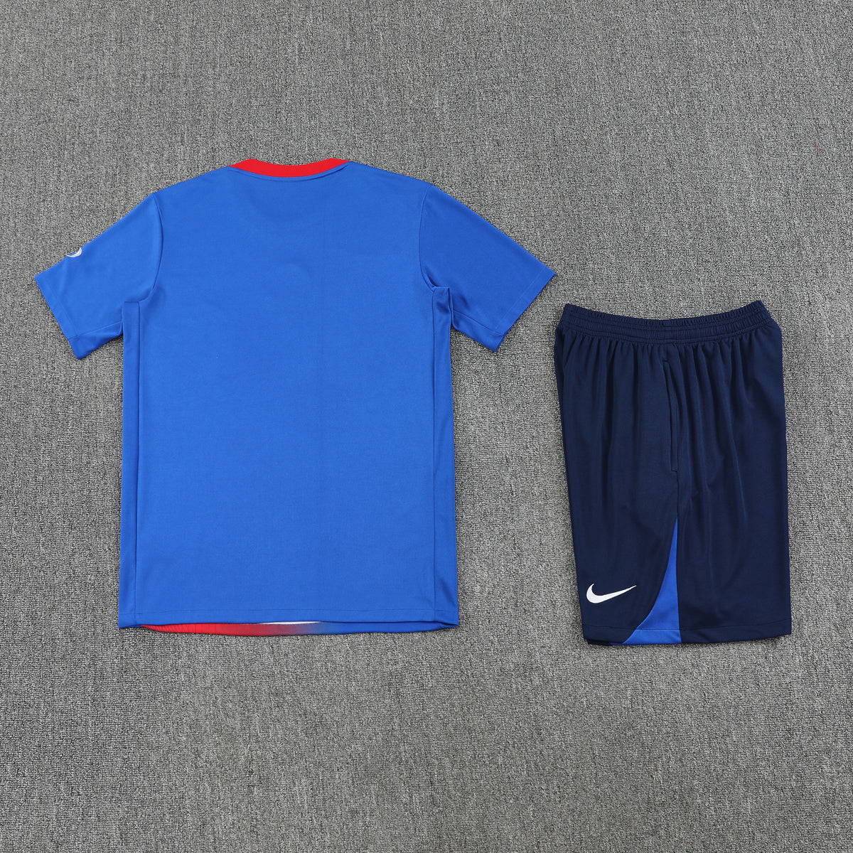 Barcelona Shorts Set-Red, Blue and Navy Blue