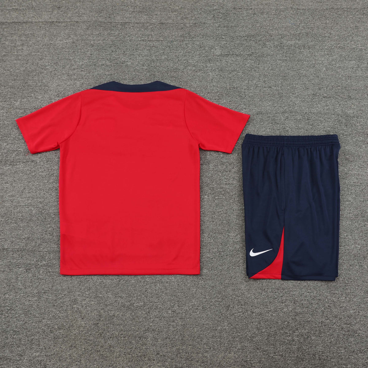 Atletico Madrid Shorts Set-Red and Navy Blue