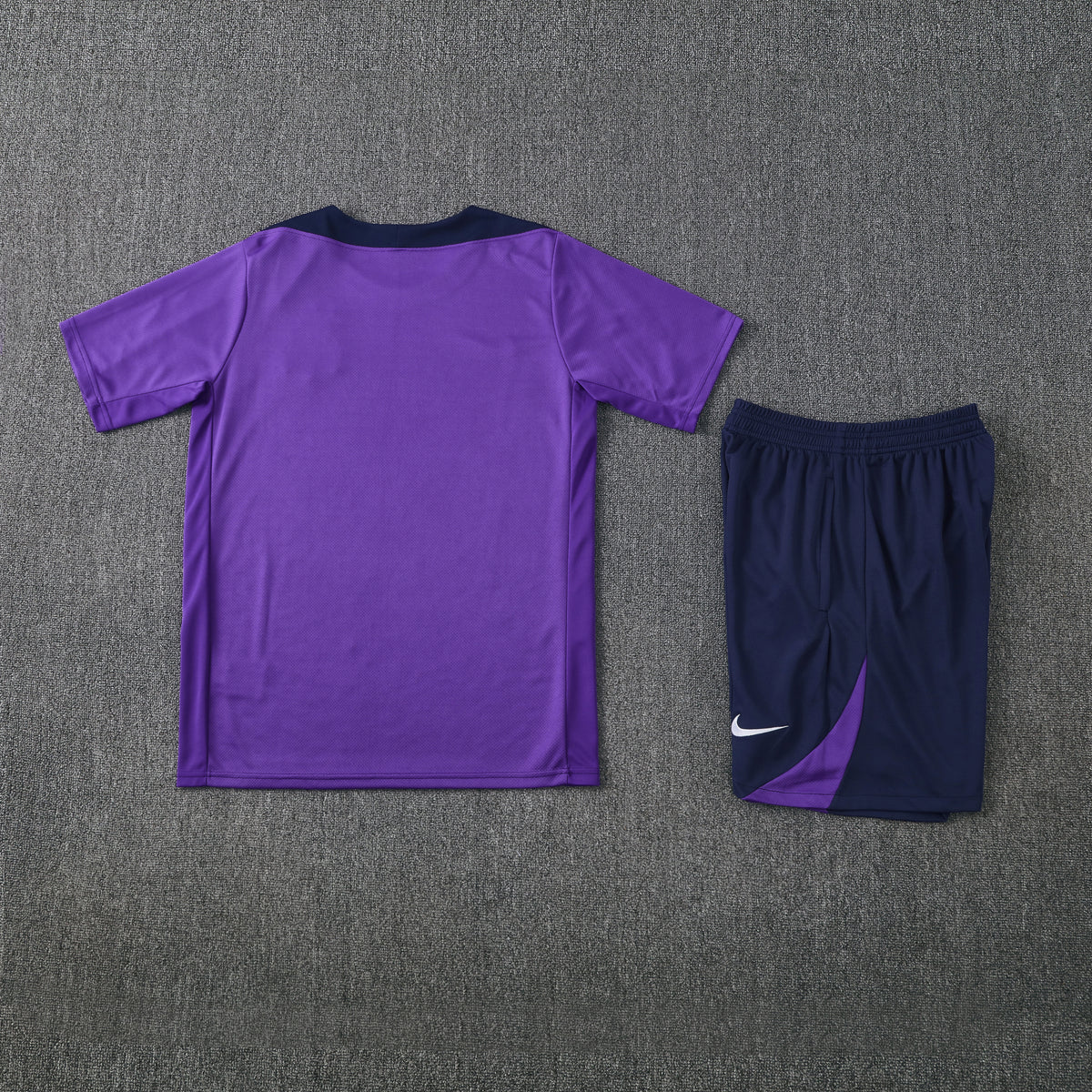 Corinthians Shorts Set-Purple and Navy Blue