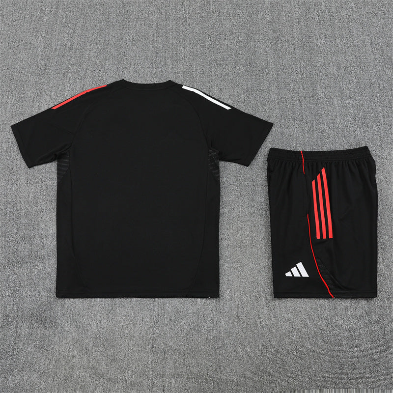 Ajax Shorts Set-Black