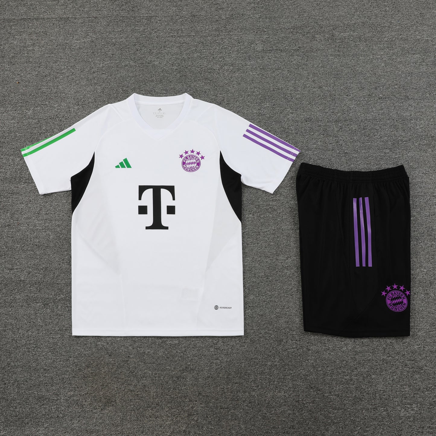 FC Bayern Munich Shorts Set-White and Black