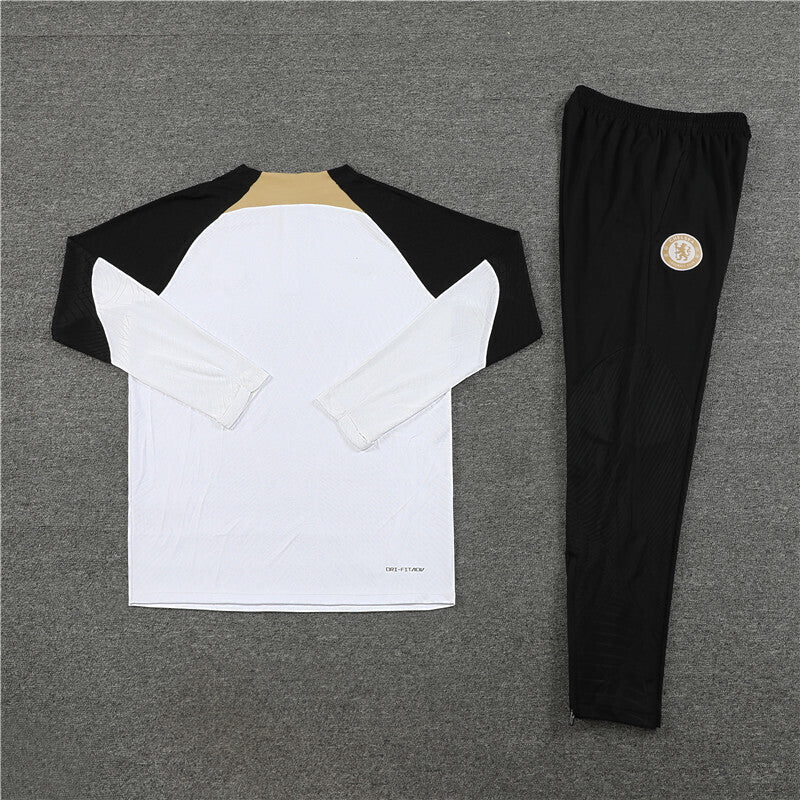 Chelsea Tracksuit-White and Black