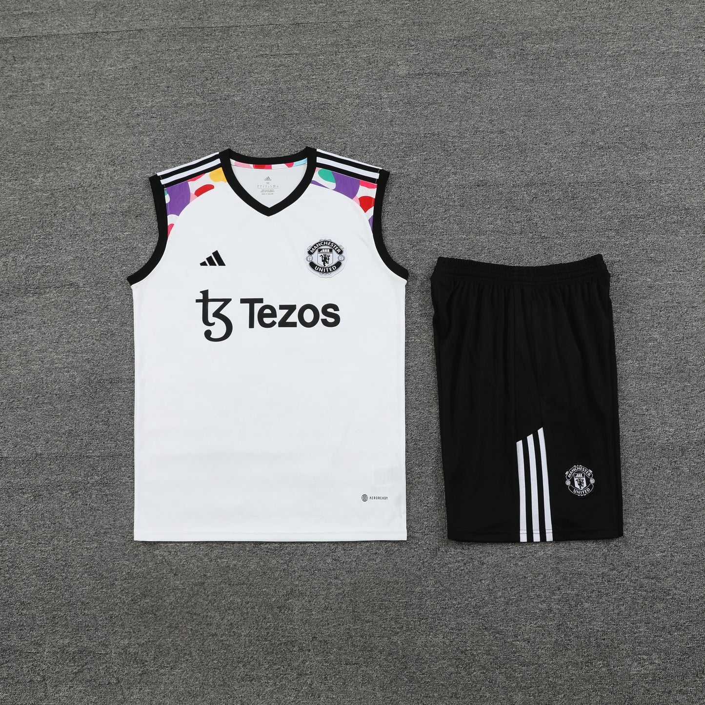 Manchester United Vest Set-White and Black
