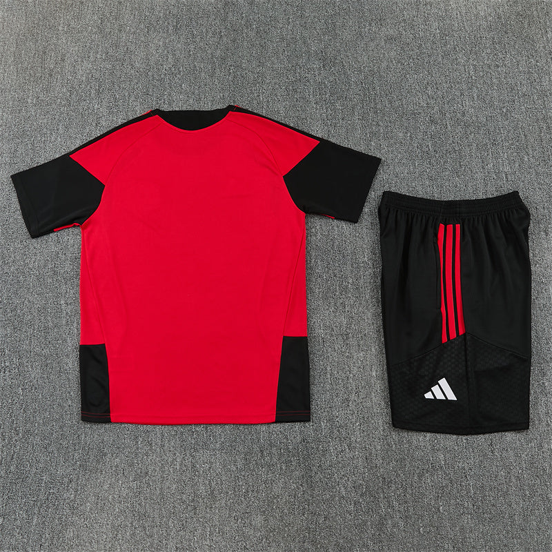 Manchester United Shorts Set-Red and Black