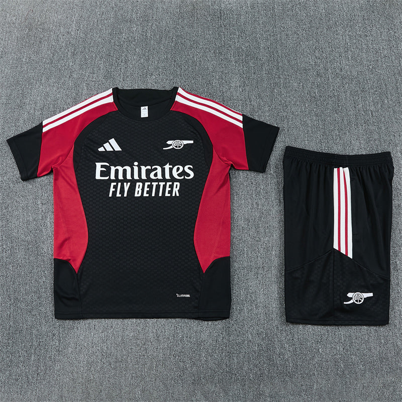 Arsenal Shorts Set-Black and Red