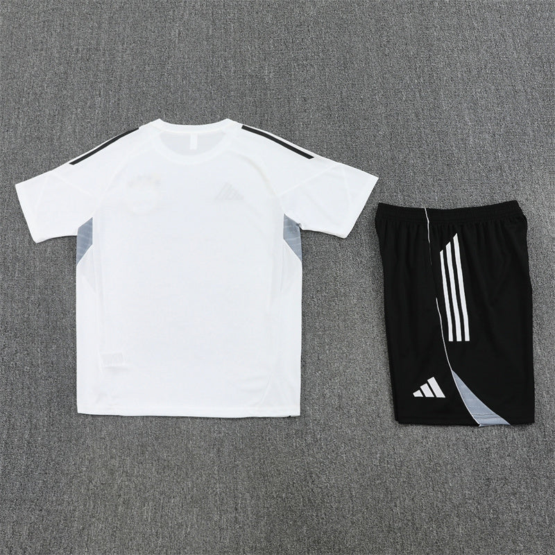 Germany Shorts Set-White and Black