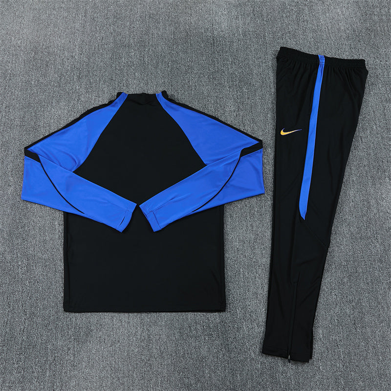 Inter Milan Tracksuit-Black and Blue