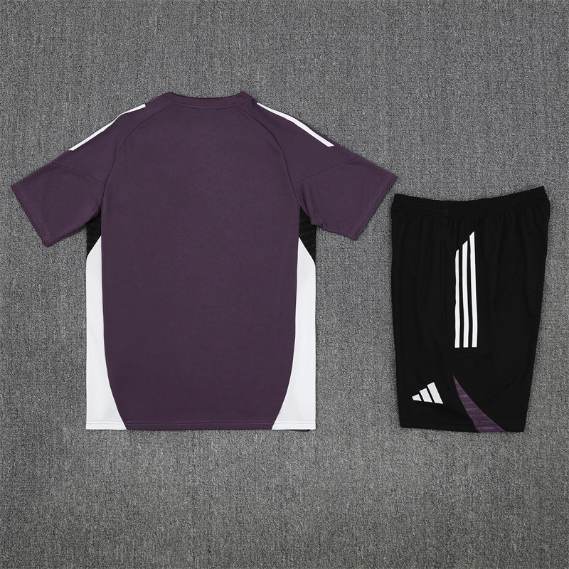 Manchester United Shorts Set-Purple and Black