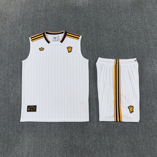 Manchester United Vest Set-White