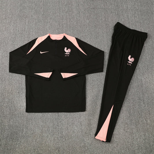 France Tracksuit-Black and Cream