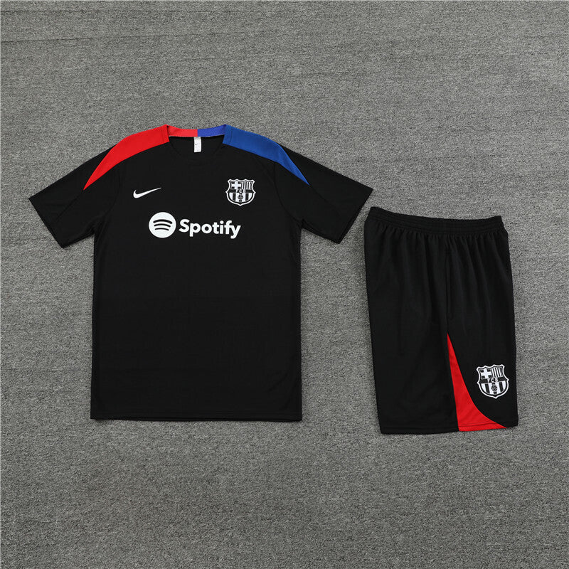 Barcelona Shorts Set-Red, Blue and Black