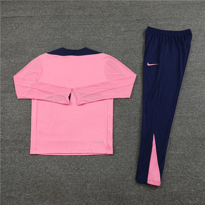 Atletico Madrid Tracksuit-Pink and Navy Blue