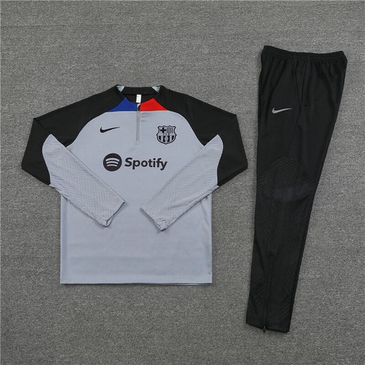 Barcelona Tracksuit-Grey and Black