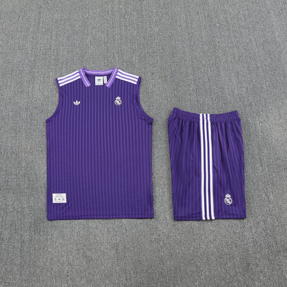 Real Madrid Vest Set-Purple