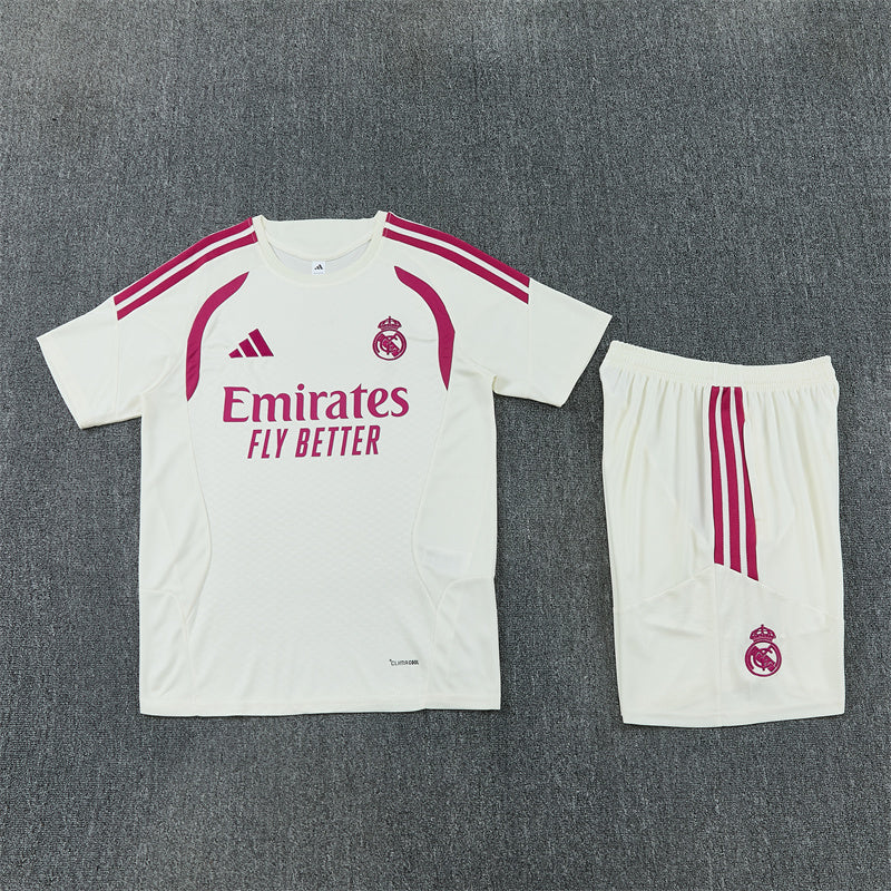 Real Madrid Shorts Set-White