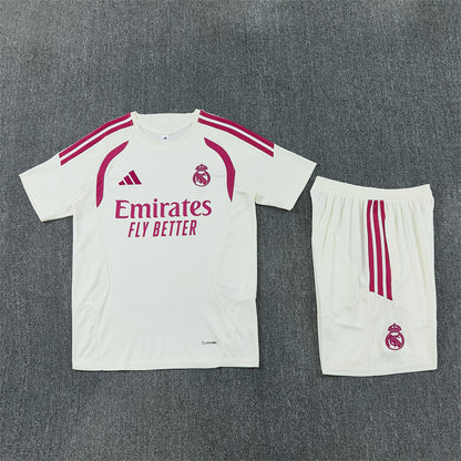 Real Madrid Shorts Set-White