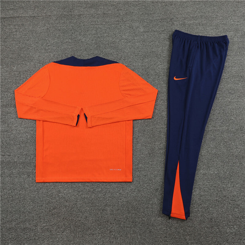 Netherlands Tracksuit-Orange and Navy Blue