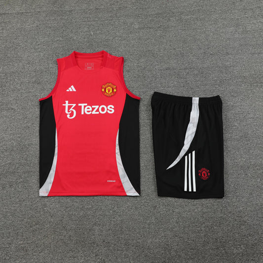 Manchester United Vest Set-Red and Black