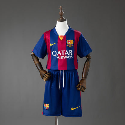 Barcelona 14/15 Home Retro Kids Kit