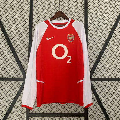Retro long sleeve Arsenal 02/04 Home