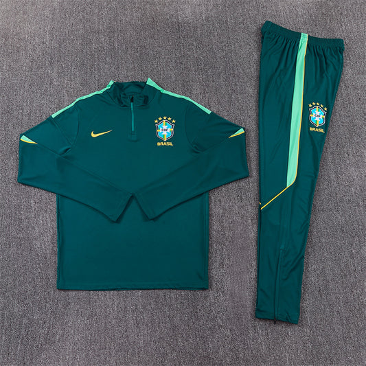 Brazil Tracksuit-Dark Green