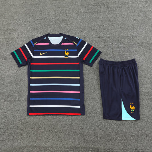 France Shorts Set-Multicolor