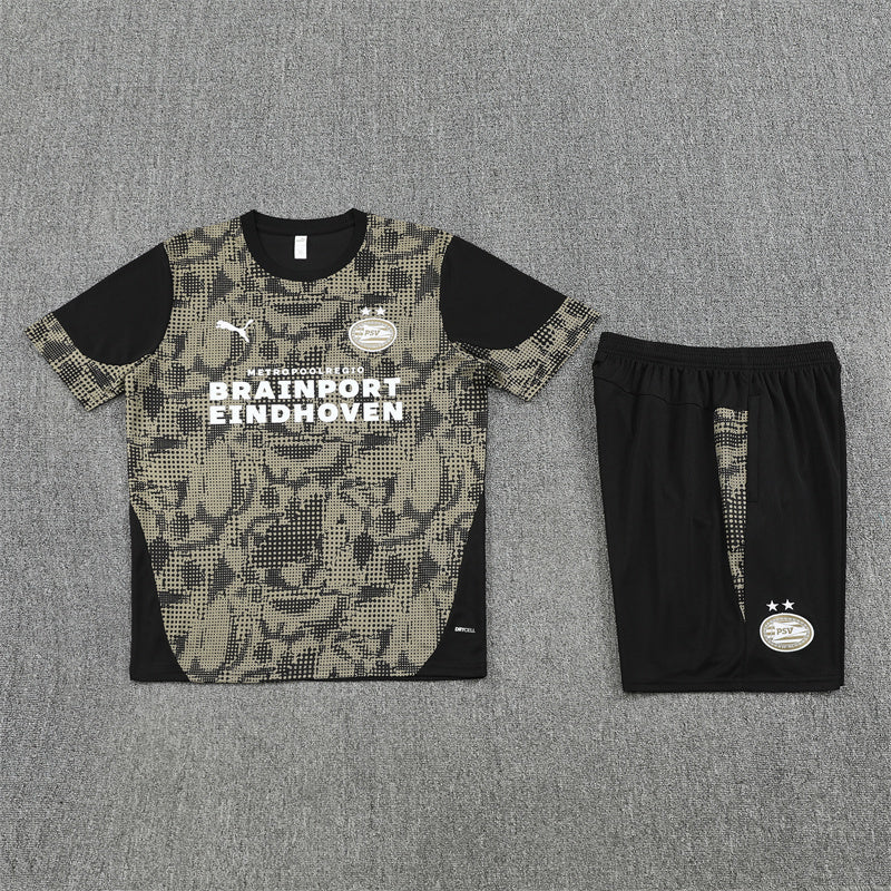 PSV Shorts Set-Brown and Black