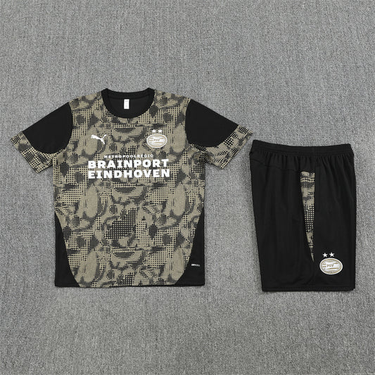 PSV Shorts Set-Brown and Black
