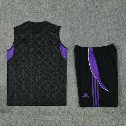Real Madrid Vest Set-Black and Purple