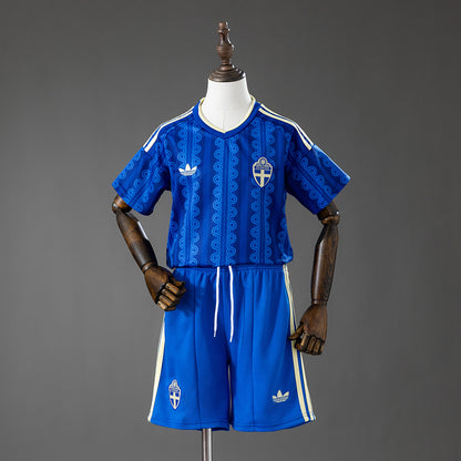 Sweden 2026 Away Kids Kit Jersey