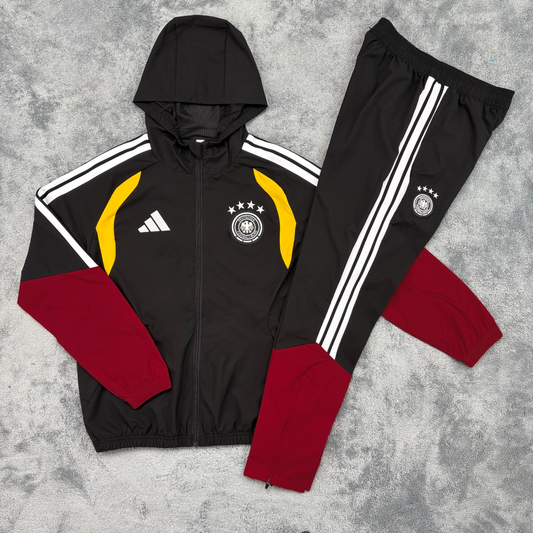 Germany Windbreaker Set - Black