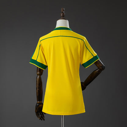 Brazil 1998 Home Women's Retro Jersey