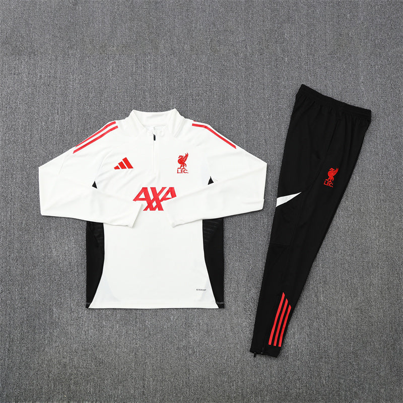 Liverpool Tracksuit-White and Black