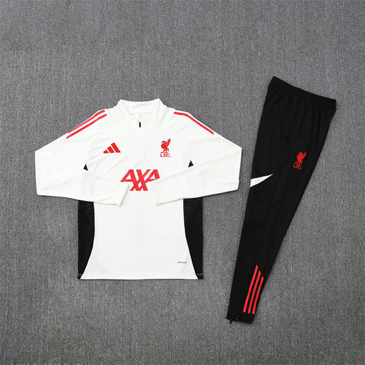 Liverpool Tracksuit-White and Black