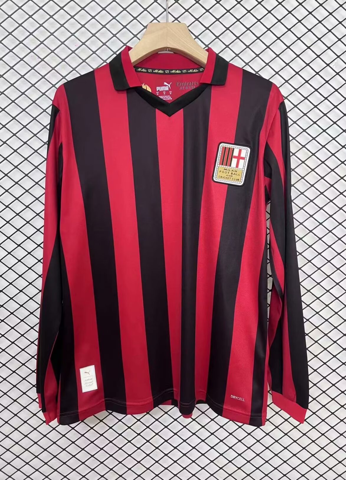 Long Sleeve 24/25 AC Milan 125th Anniversary Red SIZE