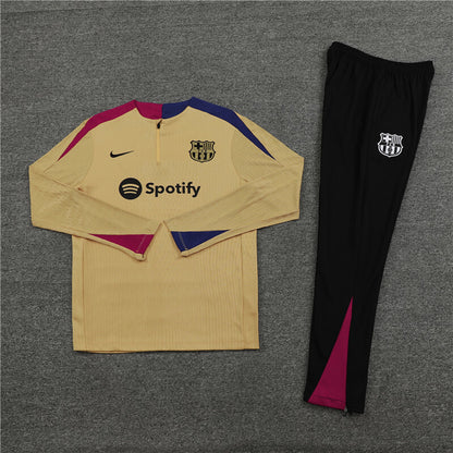 Barcelona Tracksuit-Cream and Black