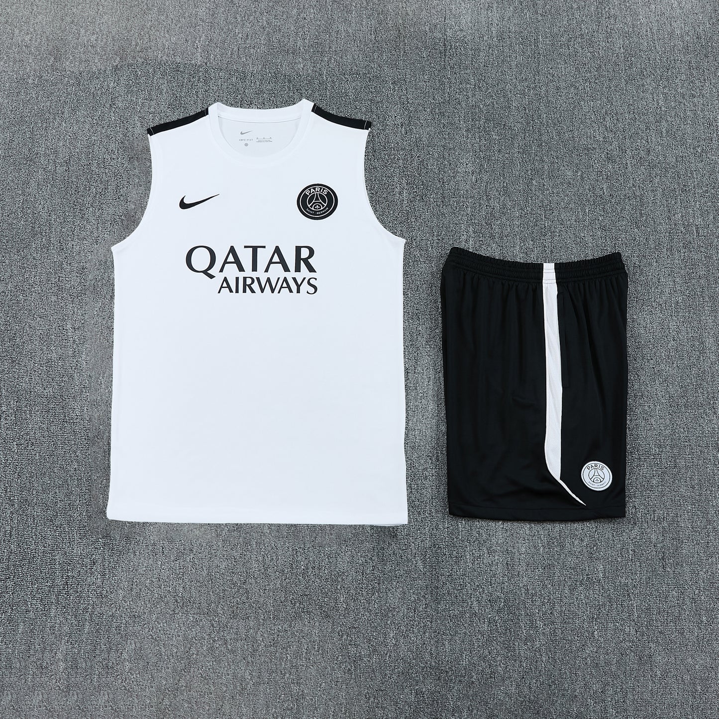PSG Vest Set-White and Black