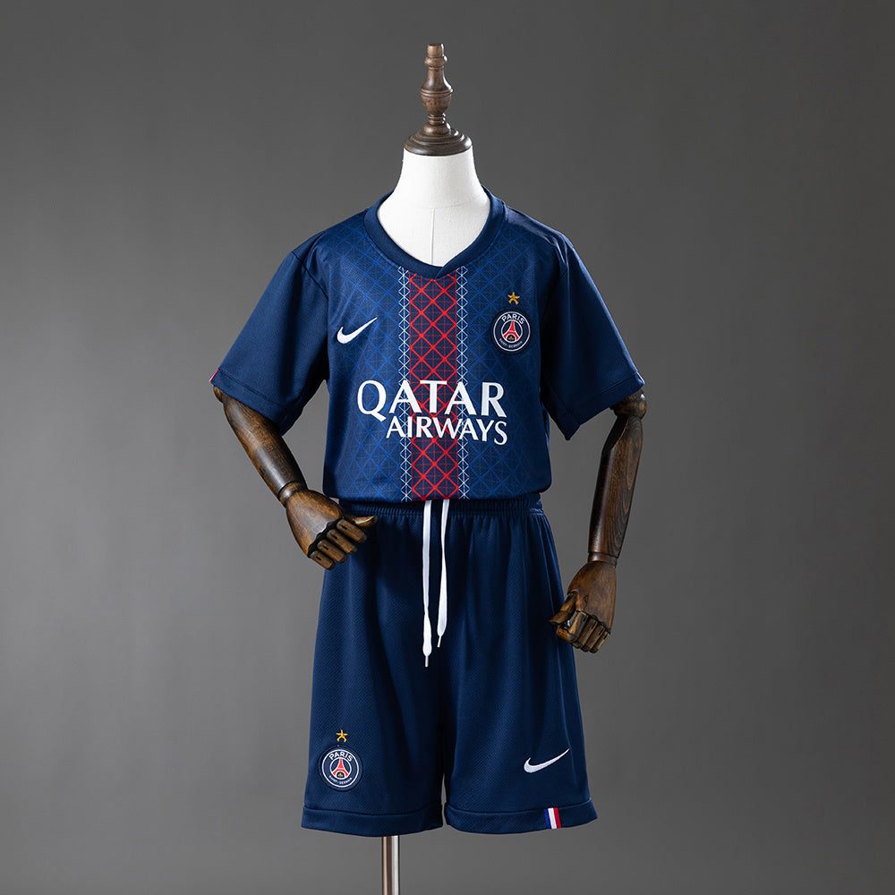 PSG 25/26 Home (Champion Edition) Kids Kit Jersey