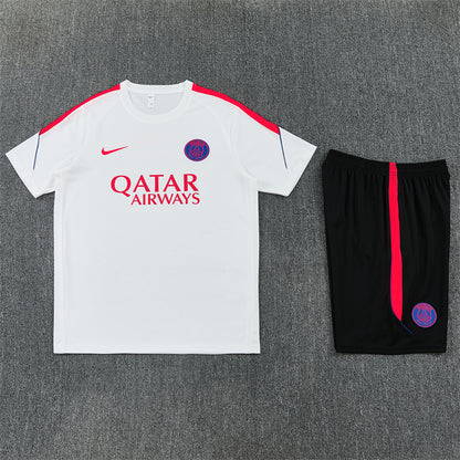 PSG Shorts Set-White and Black