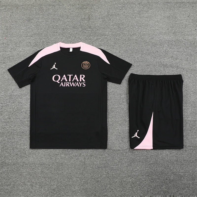 PSG Shorts Set-Black and Pink