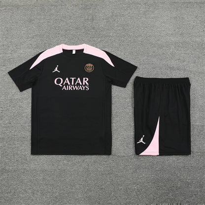 PSG Shorts Set-Black and Pink