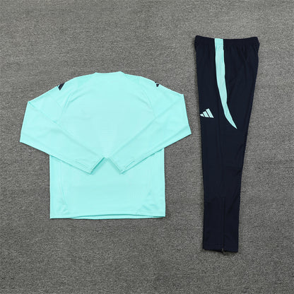Real Madrid Tracksuit-Light Blue and Black
