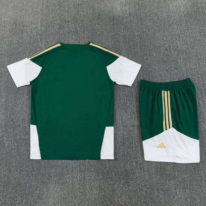 Italy Shorts Set-Green and White
