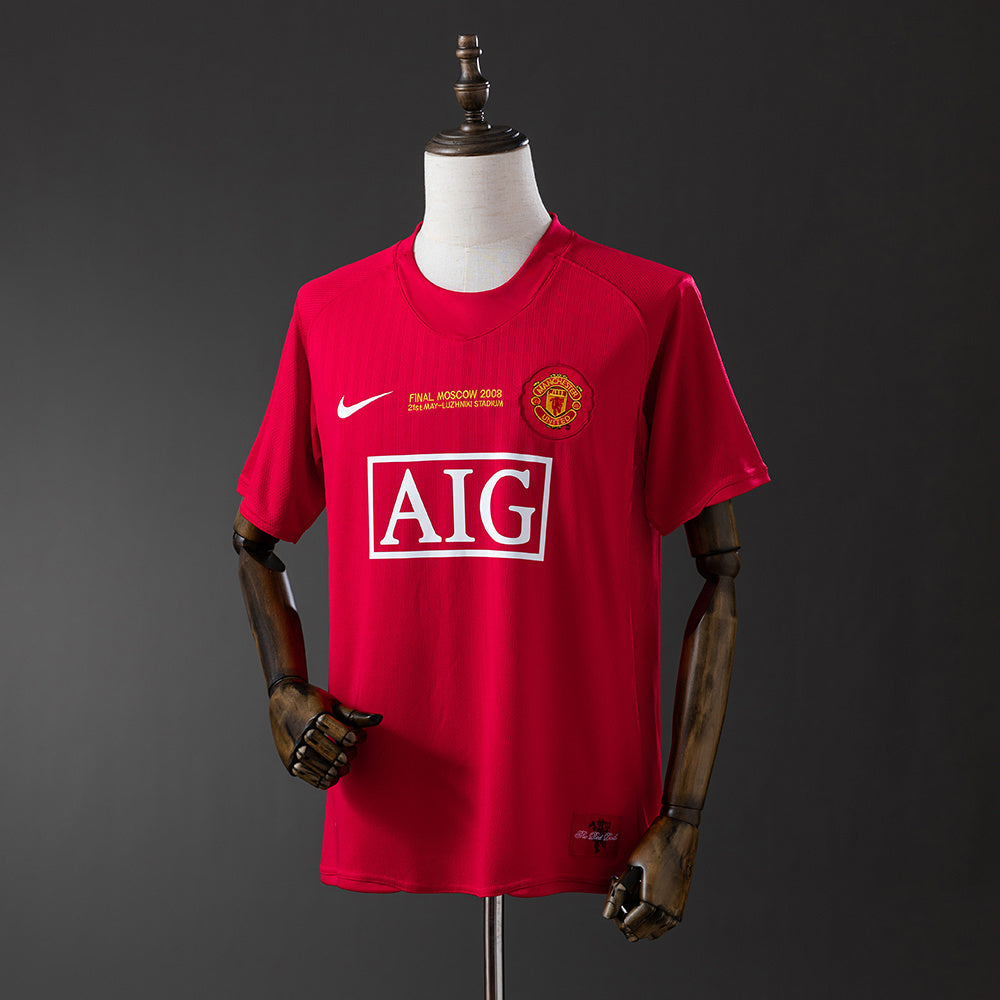 Retro 07/08 M-U Champions League version home
