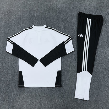 Juventus Tracksuit-White and Black