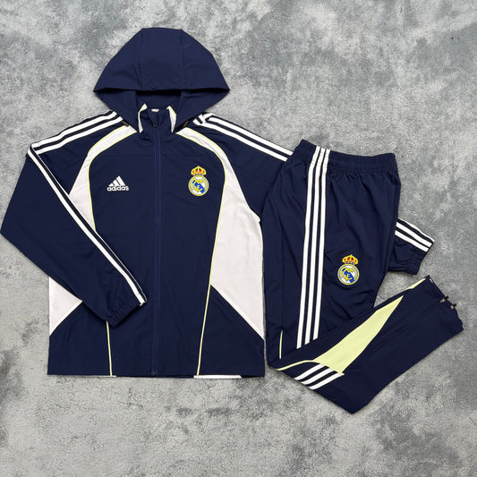 Real Madrid Windbreaker Set - Navy Blue