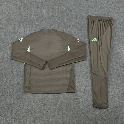 Real Madrid Tracksuit-Olive Green