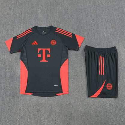 FC Bayern Munich Shorts Set-Black and Orange
